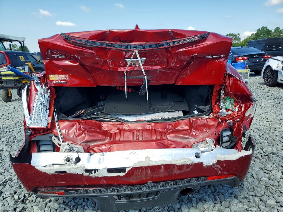 2018 Cadillac Ats VIN 1G6AE5RX7J0179693 COPART salvage auction — REAR END, Oh - Cert Of Title-Salvage, sold $2,050 on 2026-07-20 (photo 6)