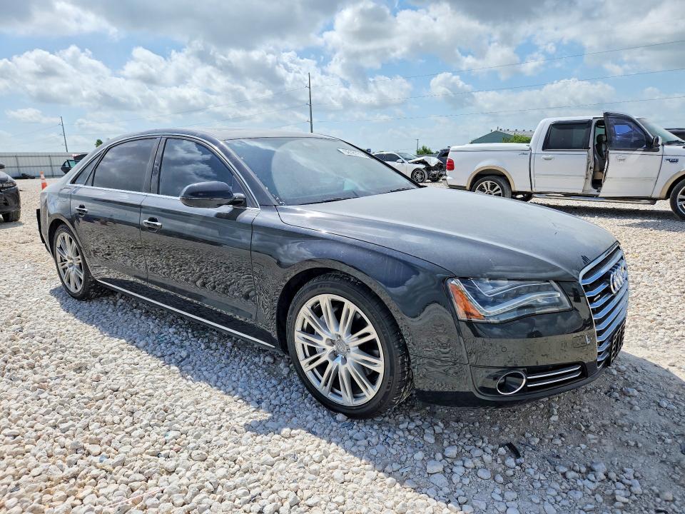 2014 Audi A8 VIN WAURMAFD0EN006478 COPART salvage auction — REAR END, Tx - Salvage Vehicle Title, sold $6,200 on 2026-07-09 (photo 4)