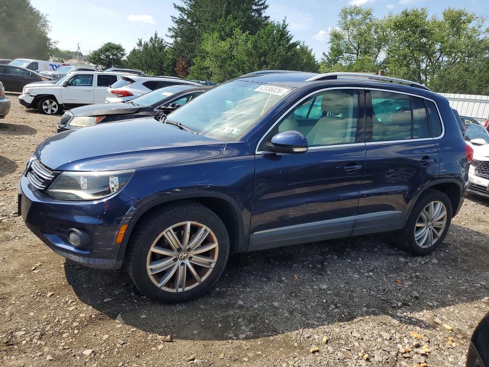 2012 Volkswagen Tiguan VIN WVGBV7AX0CW598862 COPART salvage auction — FRONT END, Md - Certificate Of Title (P), sold $550 on 2026-08-03 (photo 1)