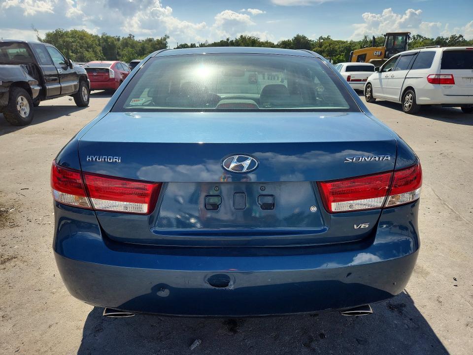 2006 Hyundai Sonata VIN 5NPEU46F96H021468 COPART salvage auction — MINOR DENT/SCRATCHES, FL - CERTIFICATE OF TITLE, sold $700 on 2026-07-27 (photo 6)