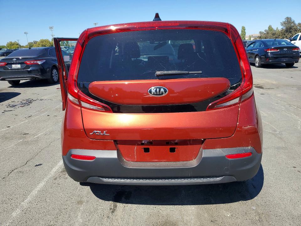 2020 Kia Soul VIN KNDJ23AU6L7076884 COPART salvage auction — MECHANICAL, Ca - Dis/Dlr/Exp Only Clean Title, sold $1,650 on 2026-07-17 (photo 6)