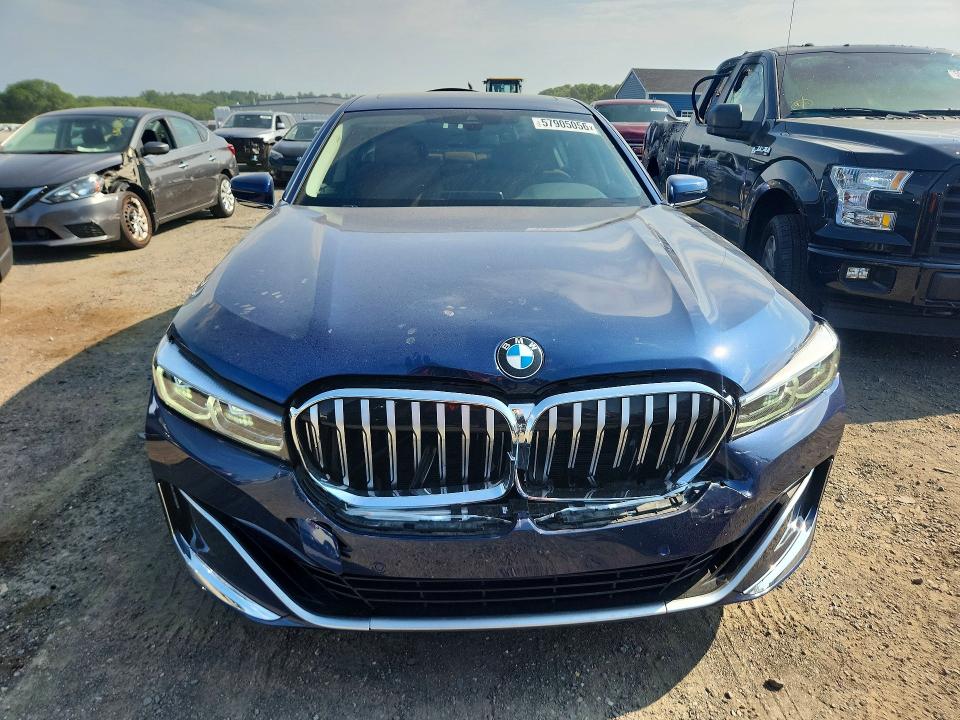 2022 BMW 7er VIN WBA7T4C0XNCK11394 COPART salvage auction — FRONT END, Ma - Cert Of Title-Salvage, sold $24,700 on 2026-07-22 (photo 5)