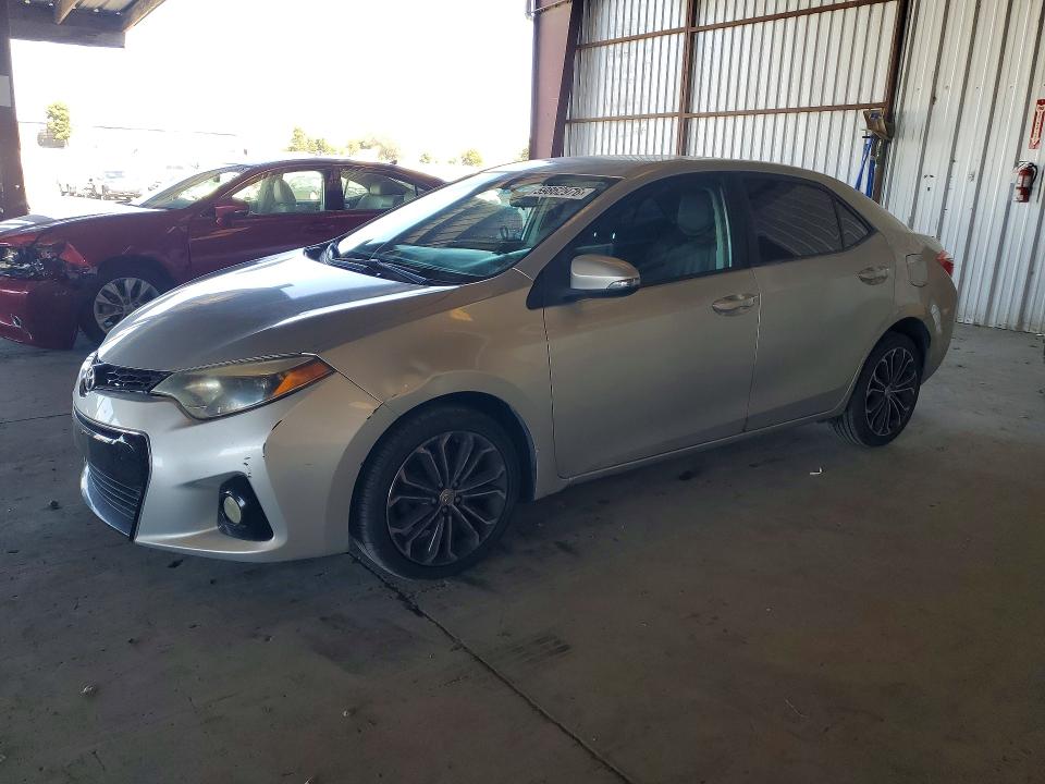 2014 Toyota Corolla VIN 5YFBURHE8EP033794 COPART salvage auction — FRONT END, CA - DIS/DLR/EXP ONLY CLEAN TITLE, sold $1,050 on 2026-07-23 (photo 1)