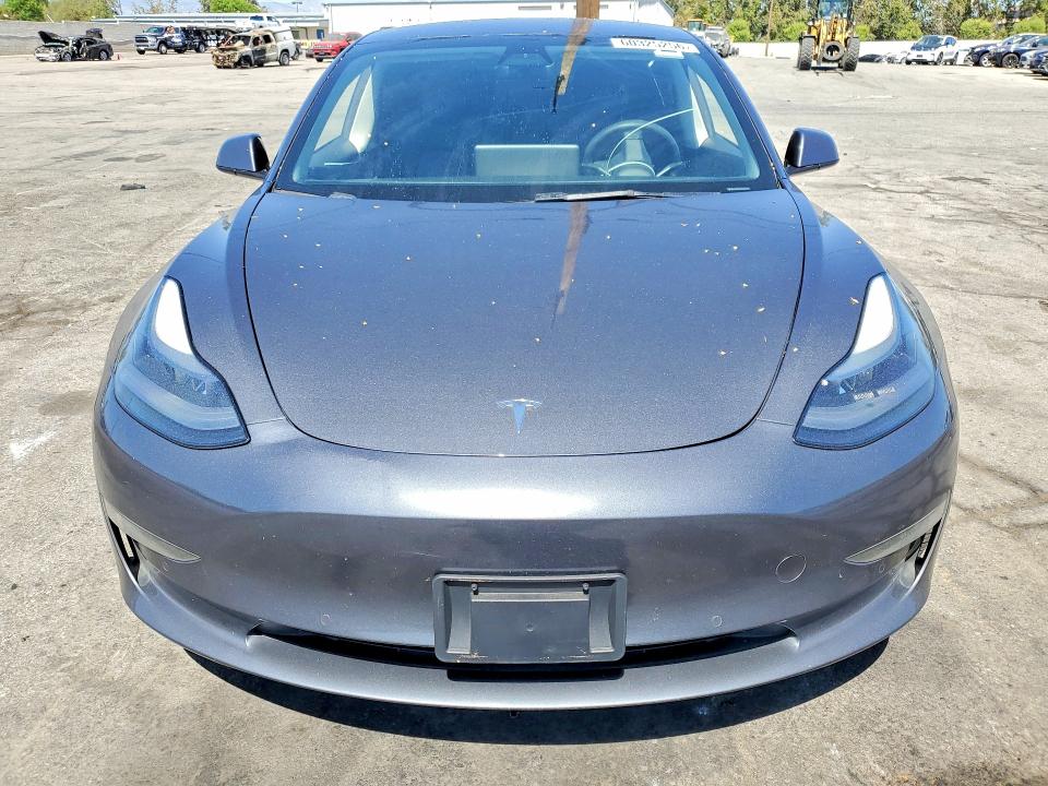 2021 Tesla Model 3 VIN 5YJ3E1EA5MF100205 COPART salvage auction — REAR END, Ca - Salvage Certificate, sold $5,400 on 2026-07-20 (photo 5)