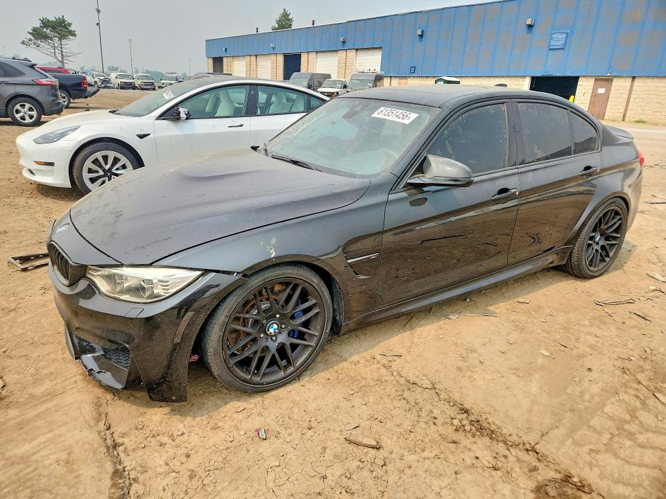 2015 BMW M3 VIN WBS3C9C5XFP804542 COPART salvage auction — FRONT END, Ne - Cert Of Title-Salvage, sold $4,650 on 2026-08-04 (photo 1)