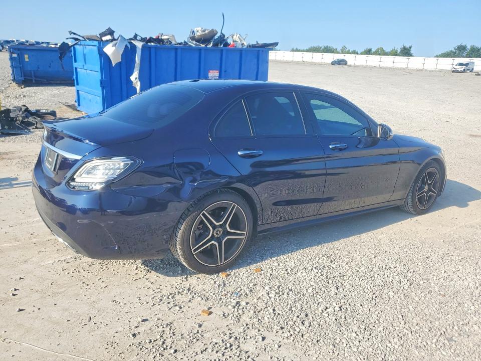 2020 Mercedes-benz C class VIN 55SWF8DB6LU327252 COPART salvage auction — REAR END, CA - SALVAGE CERTIFICATE, sold $11,400 on 2026-09-03 (photo 3)