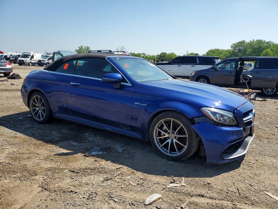 2018 Mercedes-benz C-klasse amg VIN WDDWK8GB9JF704146 COPART salvage auction — MINOR DENT/SCRATCHES, Salvage Title, sold $16,600 on 2026-08-05 (photo 4)