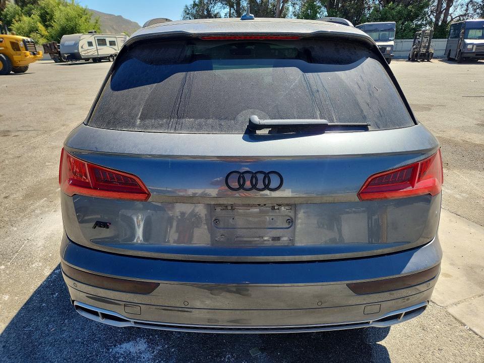 2018 Audi Sq5 VIN WA1C4AFY2J2098419 COPART salvage auction — FRONT END, Ca - Salvage Certificate, sold $5,300 on 2026-07-24 (photo 6)