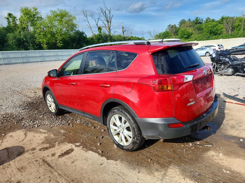 2013 Toyota VIN JTMDFREV4DD027144 COPART salvage auction — HAIL, Wi - Junked Vehicle Bill Of Sale, sold $2,900 on 2026-07-13 (photo 2)