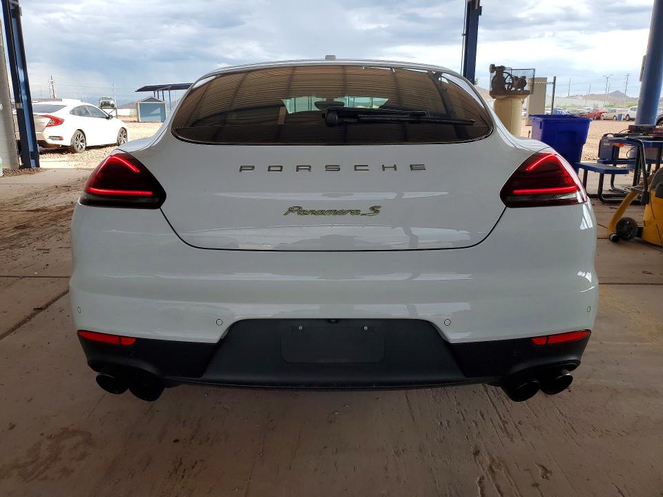 2014 Porsche Panamera VIN WP0AD2A79EL044973 COPART salvage auction — FRONT END, Az - Cert Of Title - Salvage, sold $7,800 on 2026-09-22 (photo 6)