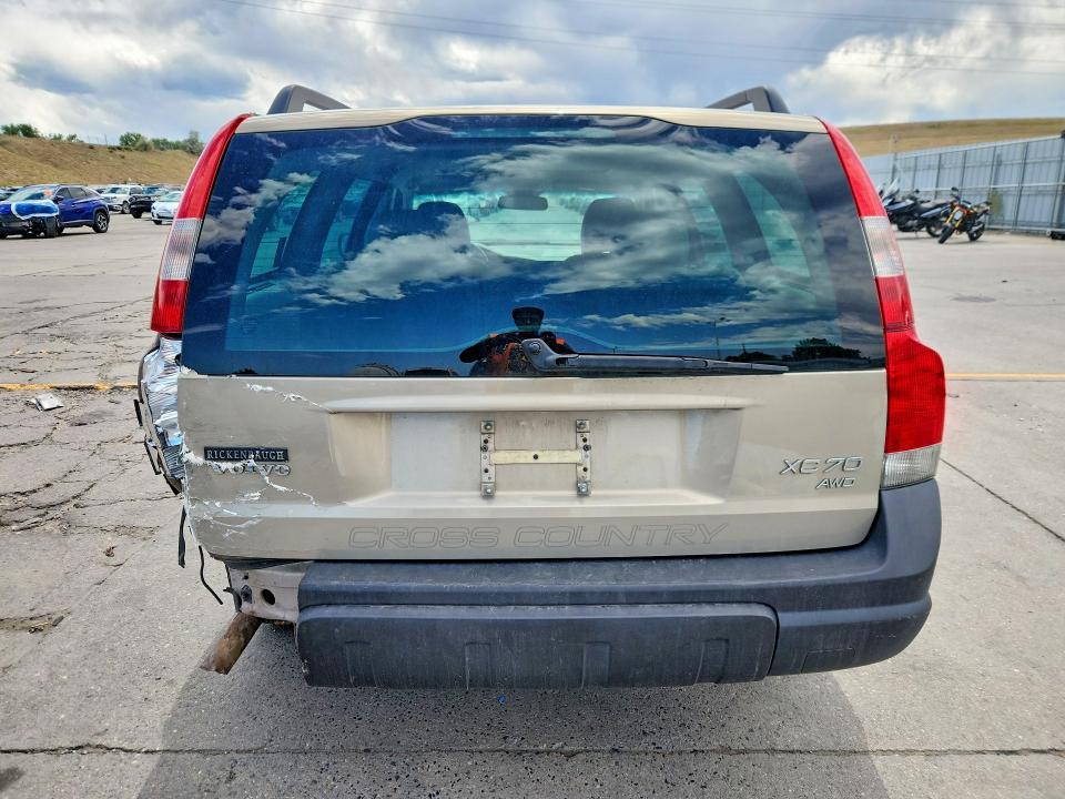 2004 Volvo Xc70 VIN YV1SZ59H441137926 COPART salvage auction — REAR END, Co - Public - Salvage Title, sold $675 on 2026-07-15 (photo 6)