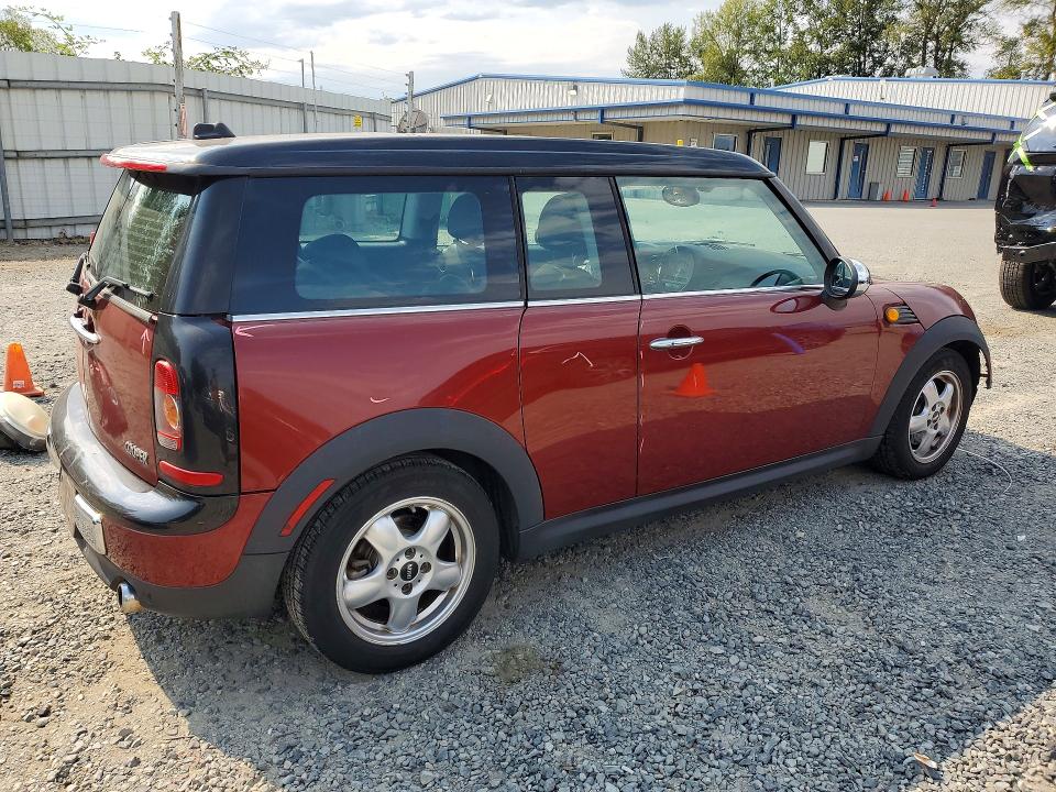 2009 Mini Cooper clubman VIN WMWML33509TN68677 COPART salvage auction — FRONT END, WA - BILL OF SALE, sold $400 on 2026-08-03 (photo 3)
