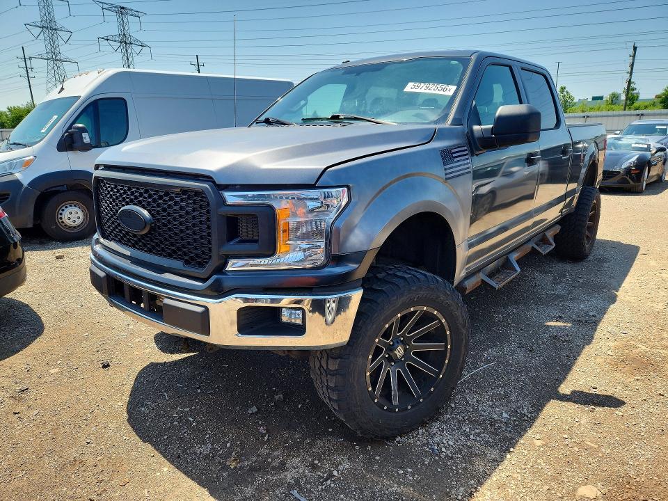 2018 Ford F-150 VIN 1FTFW1EG7JFA01598 COPART salvage auction — MECHANICAL, Il - Certificate Of Title, sold $8,500 on 2026-07-30 (photo 1)