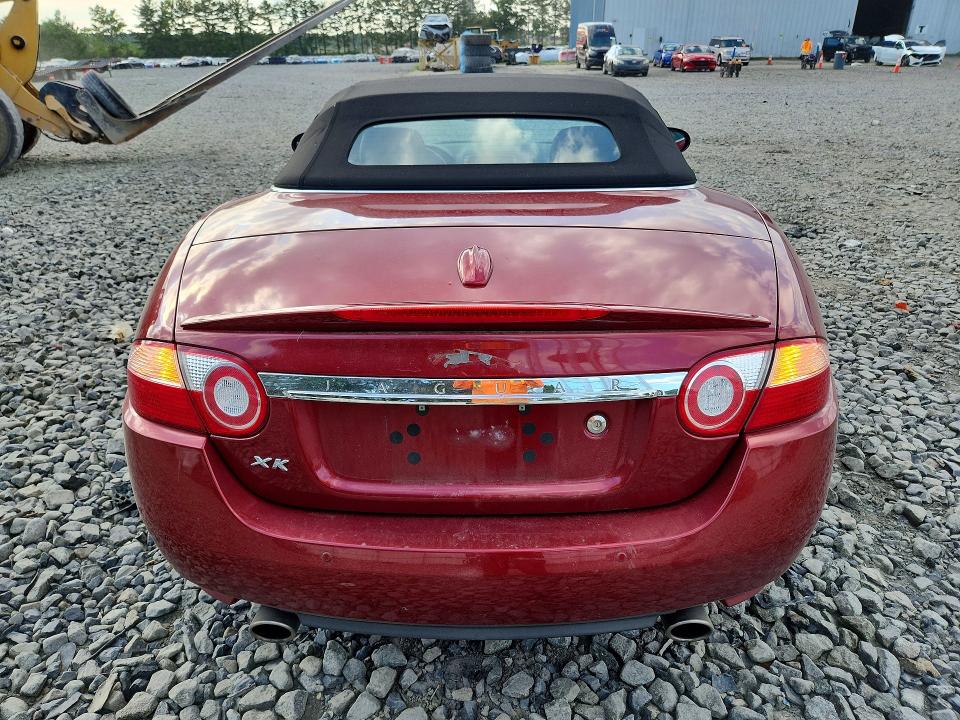 2009 Jaguar Xk series VIN SAJWA44B195B28861 COPART salvage auction — MINOR DENT/SCRATCHES, NJ - CERT OF TITLE-SALVAGE (P), sold $4,650 on 2026-07-20 (photo 6)