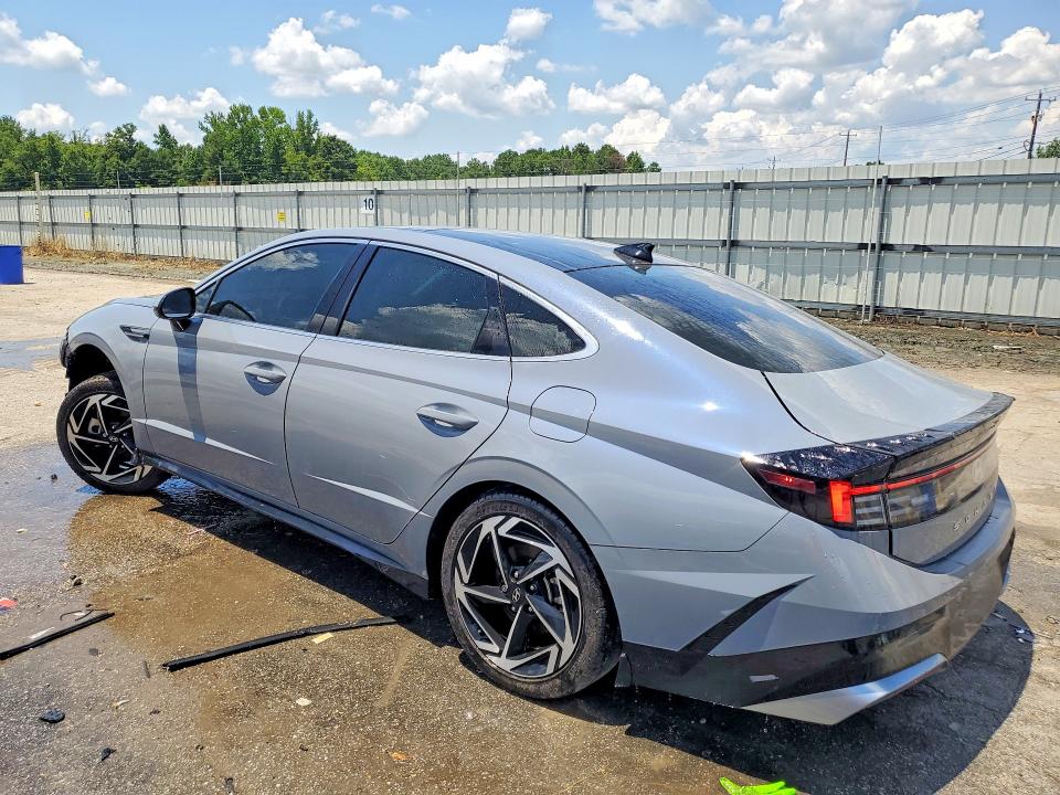 2025 Hyundai Sonata VIN KMHL14JA5SA480683 COPART salvage auction — FRONT END, Al - Certificate Of Title, sold $80 on 2026-07-30 (photo 2)