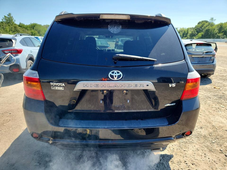 2008 Toyota Highlander VIN JTEES43A882072359 COPART salvage auction — FRONT END, Ma - Certificate Of Title, sold $125 on 2026-07-29 (photo 6)
