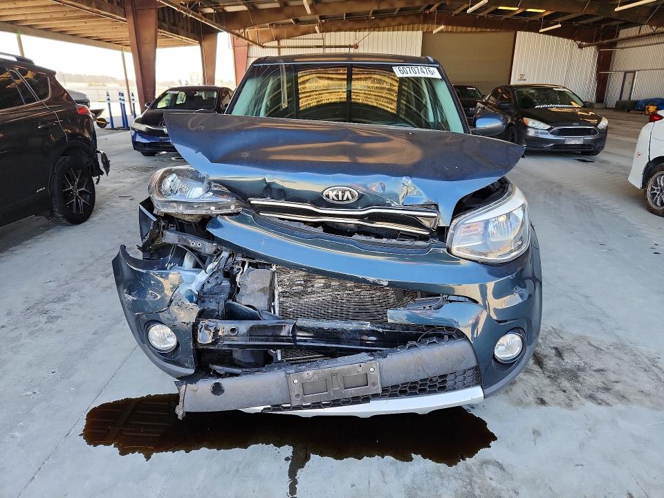 2018 Kia Soul VIN KNDJP3A52J7530443 COPART salvage auction — FRONT END, Ca - Salvage Certificate, sold $750 on 2026-07-27 (photo 5)