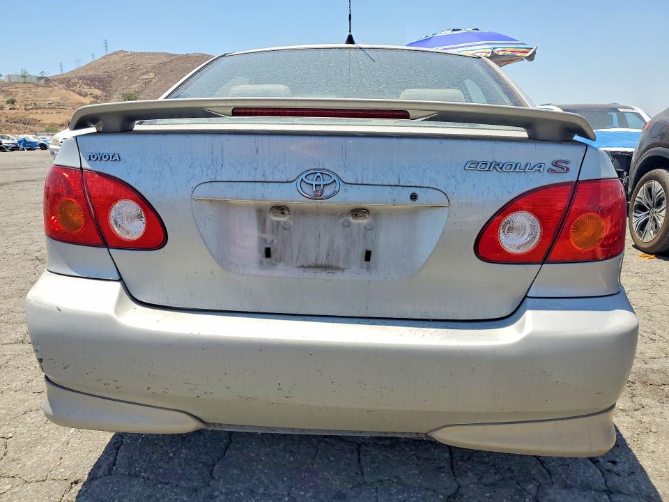 2003 Toyota Corolla VIN 1NXBR32E33Z112681 COPART salvage auction — MINOR DENT/SCRATCHES, Ca - Dis/Dlr/Exp Only Clean Title, sold $275 on 2026-09-03 (photo 6)