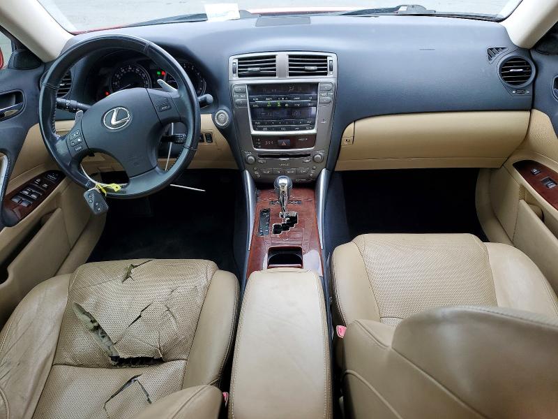 2008 Lexus Is 250 VIN JTHBK262485054888 COPART salvage auction — SIDE, CA - SALVAGE CERTIFICATE, sold $525 on 2026-07-31 (photo 8)