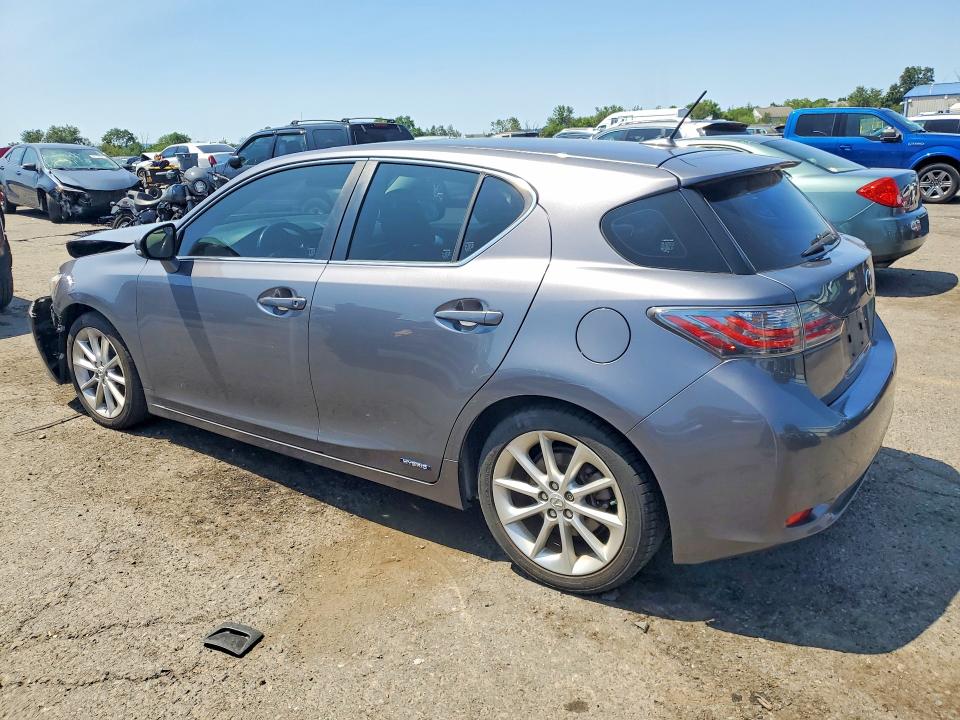 2012 Lexus Ct VIN JTHKD5BHXC2082131 COPART salvage auction — FRONT END, Pa - Certificate Of Salvage, sold $2,250 on 2026-07-31 (photo 2)