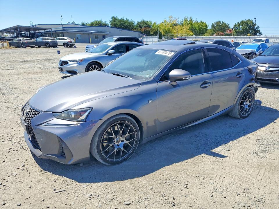 2017 Lexus Is VIN JTHBA1D28H5039214 COPART salvage auction — REAR END, Ca - Salvage Certificate, sold $4,350 on 2026-07-14 (photo 1)