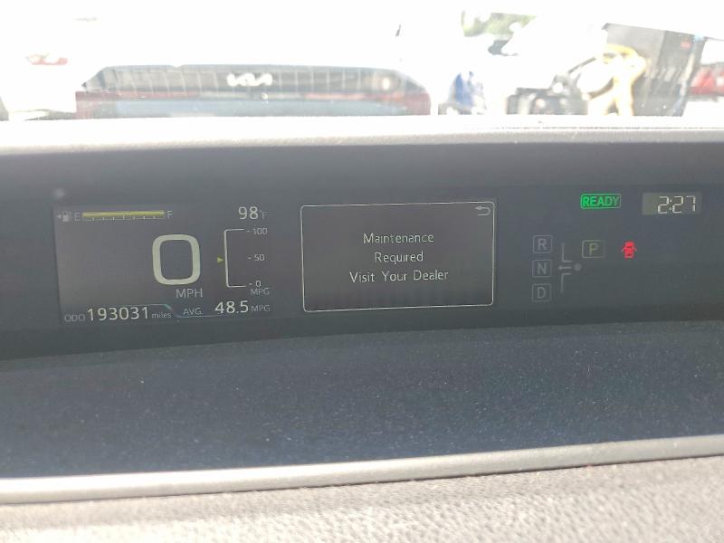 2022 Toyota Prius VIN JTDKAMFU7N3159496 COPART salvage auction — SIDE, FL - CERTIFICATE OF TITLE, sold $6,100 on 2026-07-20 (photo 9)