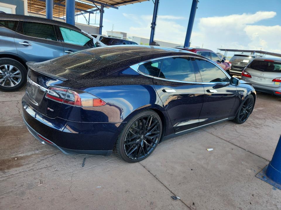 2013 Tesla Model s VIN 5YJSA1DP6DFP04598 COPART salvage auction — FRONT END, Az - Cert Of Title - Salvage, sold $1,100 on 2026-07-28 (photo 3)