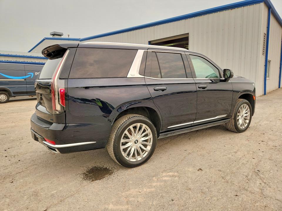 2022 Cadillac Escalade VIN 1GYS4CKL1NR192581 COPART salvage auction — SIDE, NY - MV-907A SALVAGE CERTIFICATE, sold $33,000 on 2026-07-28 (photo 3)