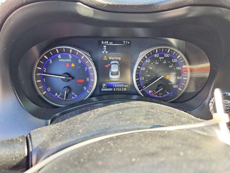 2014 Infiniti Q50 VIN JN1BV7AR1EM689856 COPART salvage auction — FRONT END, Ut - Salvage Certificate, sold $175 on 2026-07-24 (photo 9)