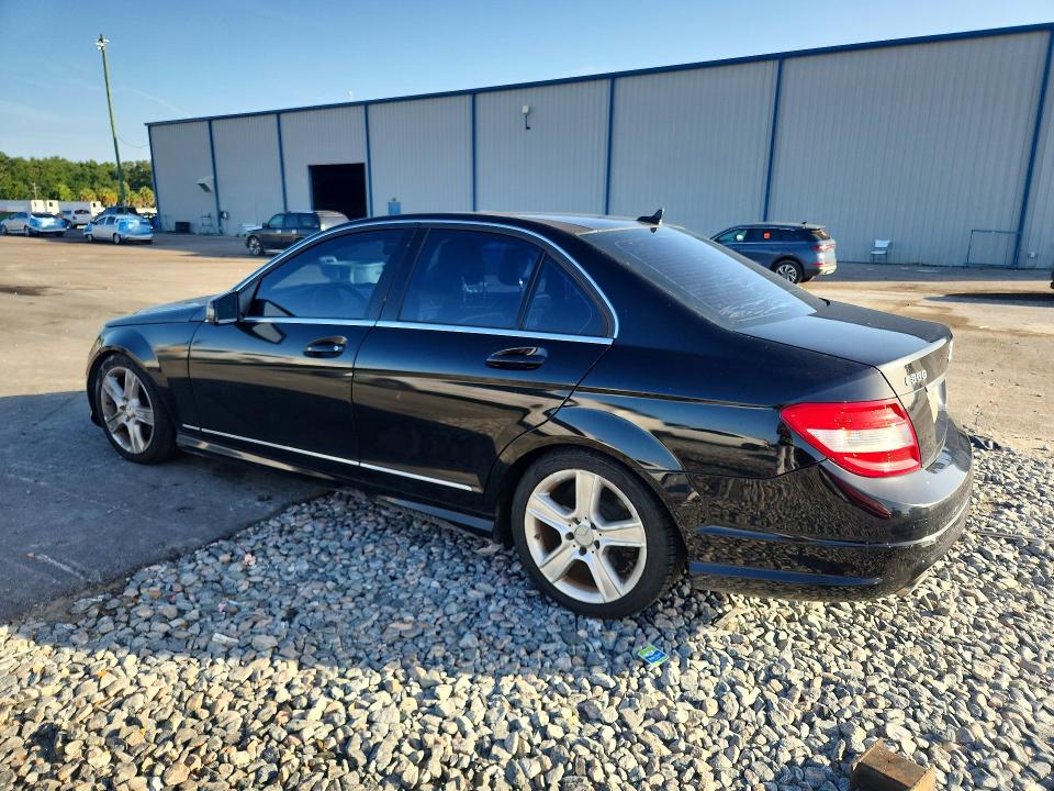 2010 Mercedes-benz C class VIN WDDGF8BB7AF424452 COPART salvage auction — WATER/FLOOD, FL - CERT OF TITLE-SLVG REBLD FLOOD, sold $425 on 2026-08-10 (photo 2)