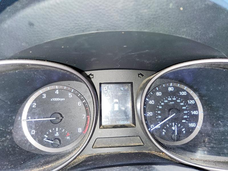 2017 Hyundai Santa fe VIN 5XYZTDLB6HG443620 COPART salvage auction — FRONT END, Nh - Certificate Of Title, sold $2,550 on 2026-07-09 (photo 9)