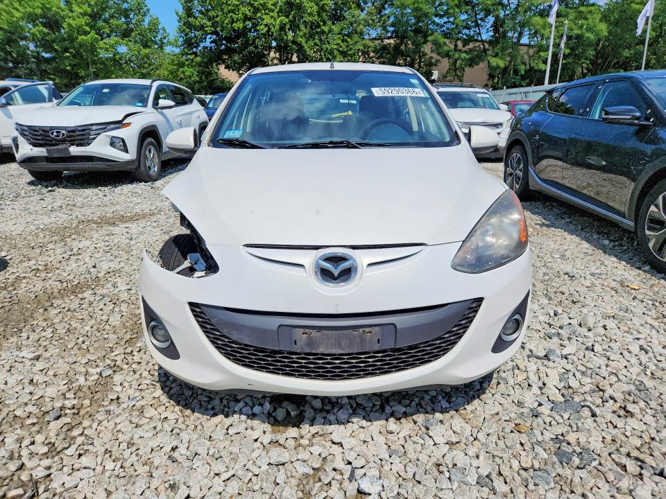 2013 Mazda 2 VIN JM1DE1LZ1D0165578 COPART salvage auction — FRONT END, Ma - Cert Of Title-Reconstrctd Coll, sold $1,000 on 2026-07-21 (photo 5)