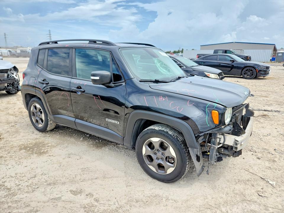 2015 Jeep Renegade VIN ZACCJABH0FPB62254 COPART salvage auction — FRONT END, TX - SALVAGE VEHICLE TITLE (P), sold $1,350 on 2026-07-31 (photo 4)