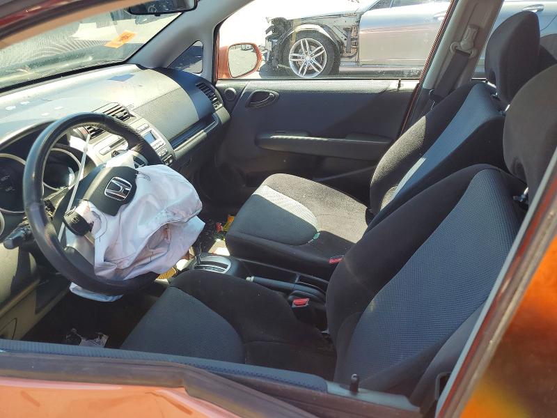 2008 Honda Fit VIN JHMGD38688S051144 COPART salvage auction — FRONT END, CA - SALVAGE CERTIFICATE, sold $175 on 2026-07-27 (photo 7)