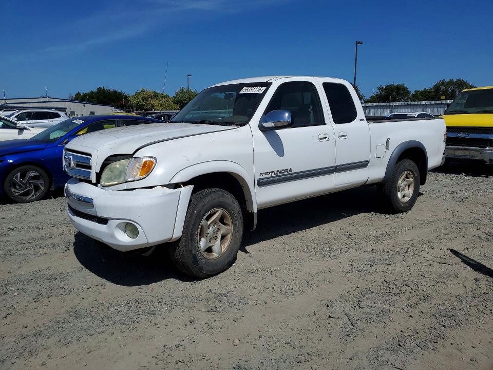 2004 Toyota Tundra VIN 5TBBT441X4S454214 COPART salvage auction — FRONT END, Ca - Junk Receipt, sold $1,750 on 2026-07-14 (photo 1)