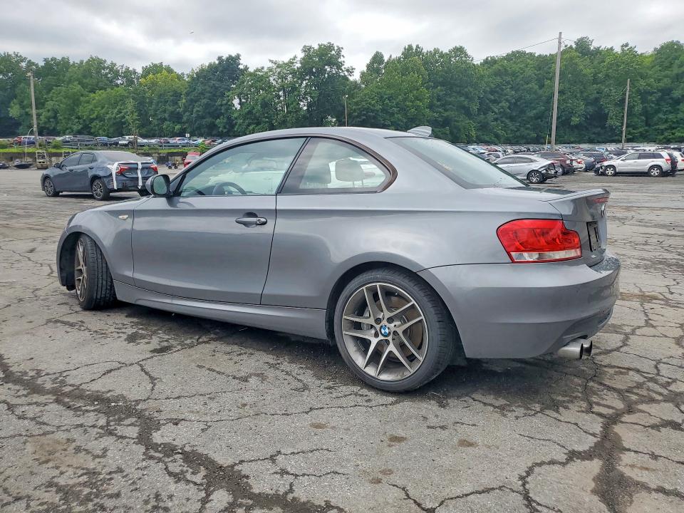 2013 BMW 1er VIN WBAUC9C59DVY60165 COPART salvage auction — FRONT END, Ny - Mv-907A Salvage Certificate, sold $1,600 on 2026-07-28 (photo 2)