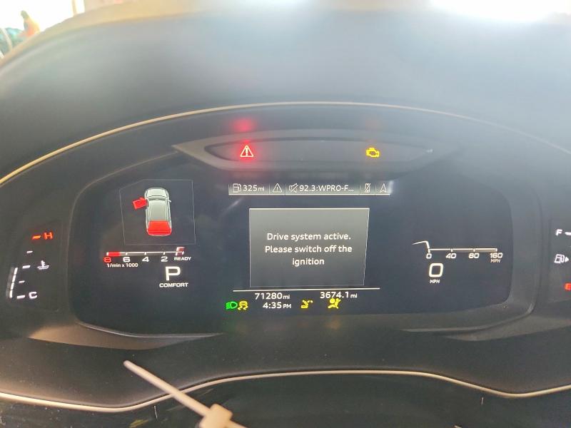 2022 Audi Sq7 VIN WA1AWBF79ND005386 COPART salvage auction — FRONT END, Ri - Salvage Certificate Of Title, sold $17,400 on 2026-07-14 (photo 9)