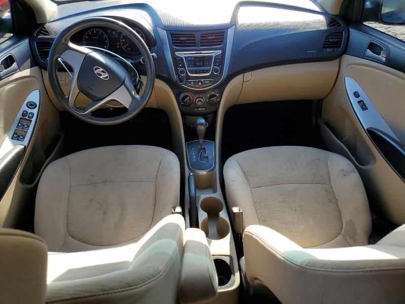 2015 Hyundai Accent VIN KMHCT4AE6FU936272 COPART salvage auction — MINOR DENT/SCRATCHES, CA - CERT OF TITLE-SALVAGED, sold $375 on 2026-07-20 (photo 8)