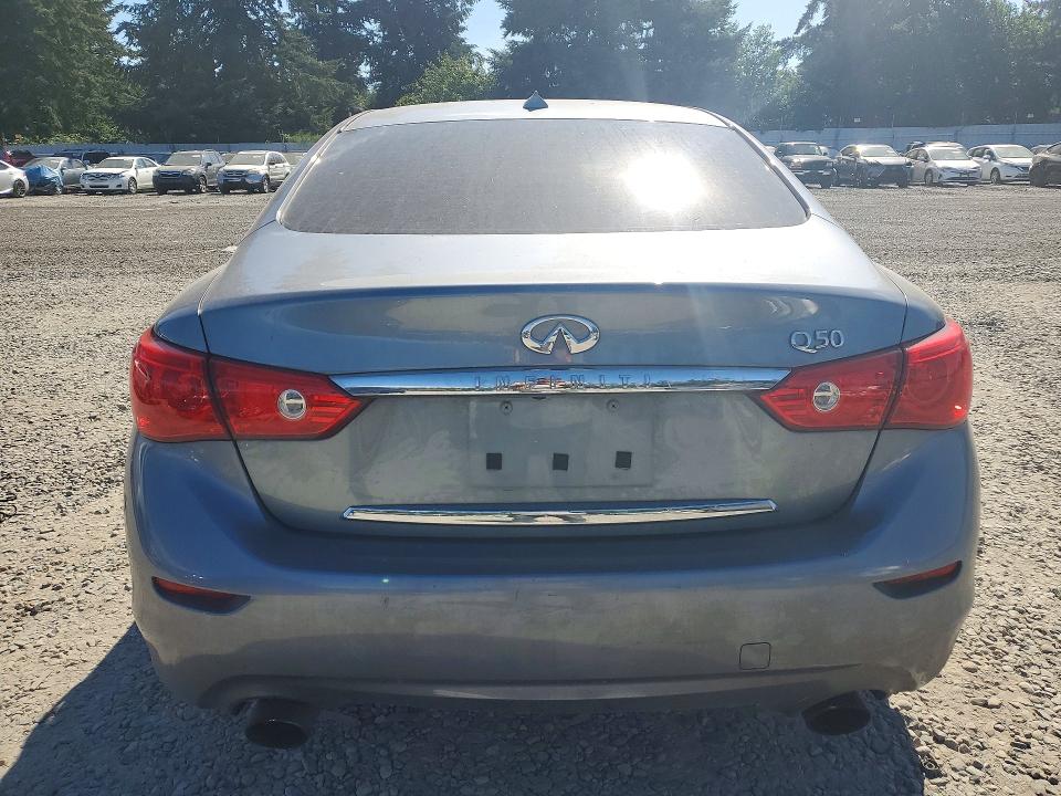 2017 Infiniti Q50 VIN JN1EV7AP1HM741387 COPART salvage auction — ROOF, WA - BILL OF SALE, sold $2,750 on 2026-07-24 (photo 6)