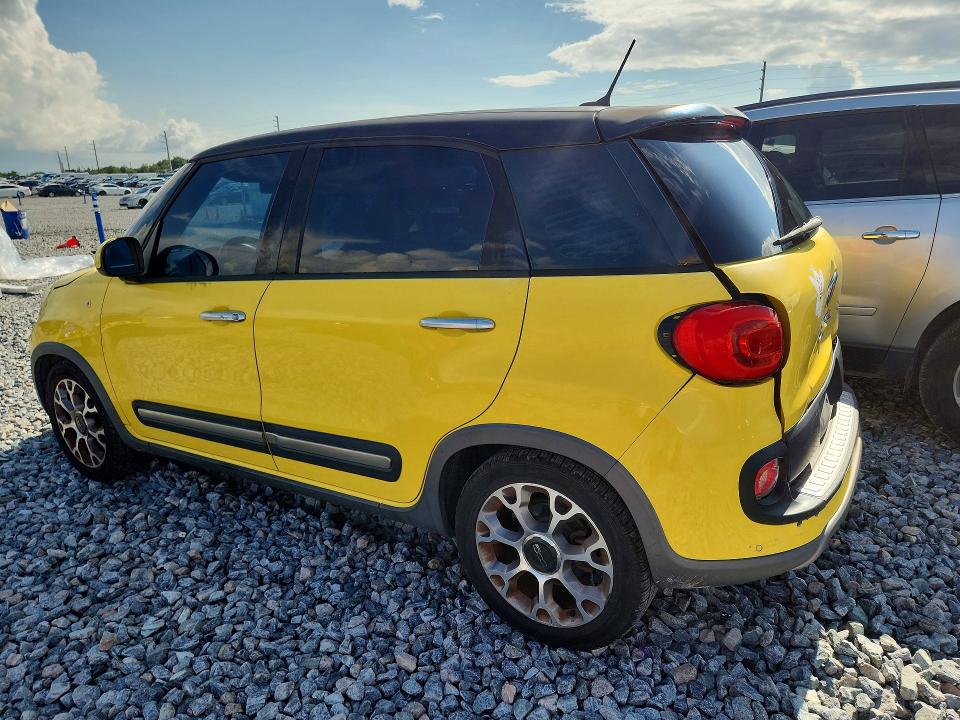 2014 Fiat 500l VIN ZFBCFADH4EZ023496 COPART salvage auction — REAR END, Salvage Title, sold $1,000 on 2026-08-11 (photo 2)