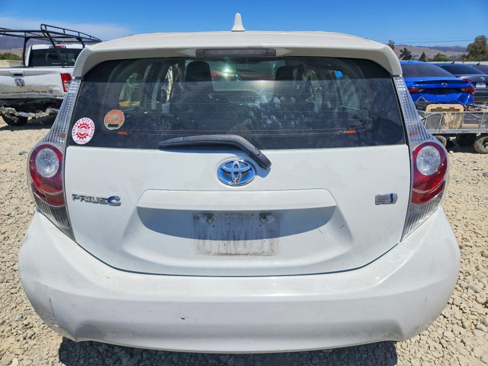 2015 Toyota Prius VIN JTDKDTB30F1089173 COPART salvage auction — FRONT END, Ca - Salvage Certificate, sold $600 on 2026-07-16 (photo 6)