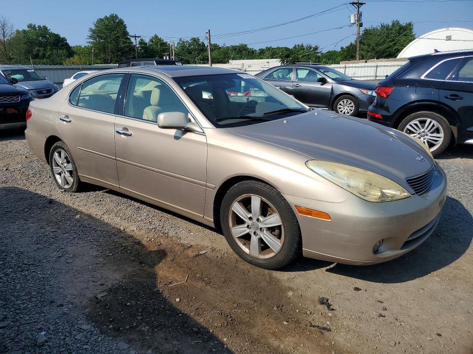 2005 Lexus ES VIN JTHBA30GX55089363 COPART salvage auction — REAR END, Nj - Cert Of Title-Salvage, sold $375 on 2026-07-24 (photo 4)