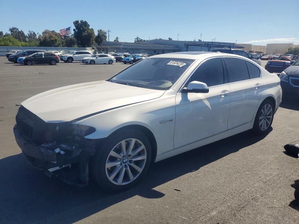 2016 BMW 5er VIN WBA5B1C52GG131765 COPART salvage auction — FRONT END, Ca - Salvage Certificate, sold $1,600 on 2026-07-22 (photo 1)