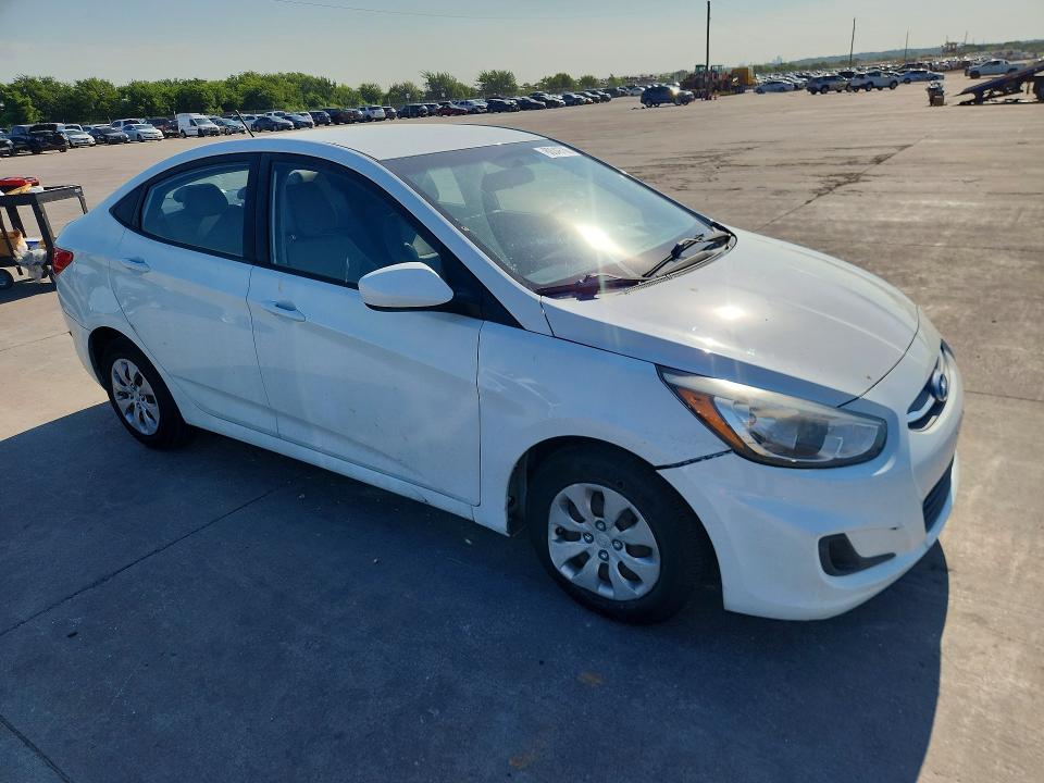2016 Hyundai Accent VIN KMHCT4AE5GU075832 COPART salvage auction — NORMAL WEAR, Tx - Certificate Of Title, sold $350 on 2026-07-23 (photo 4)