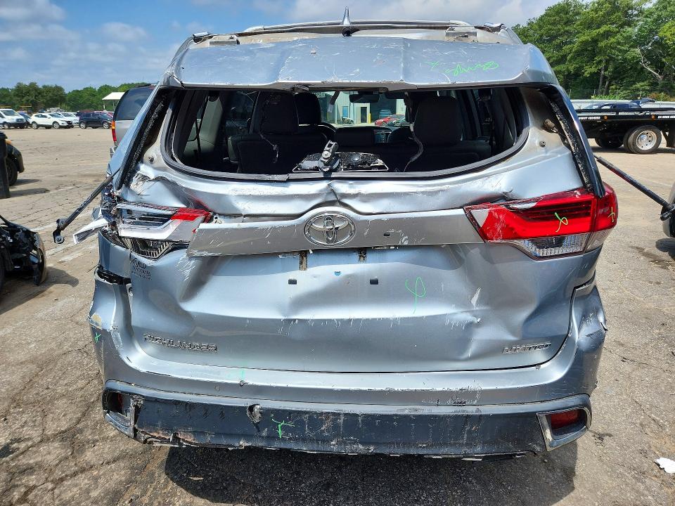 2018 Toyota VIN 5TDYZRFH0JS239539 COPART salvage auction — REAR END, Ga - Cert Of Title-Salvage, sold $5,800 on 2026-07-28 (photo 6)