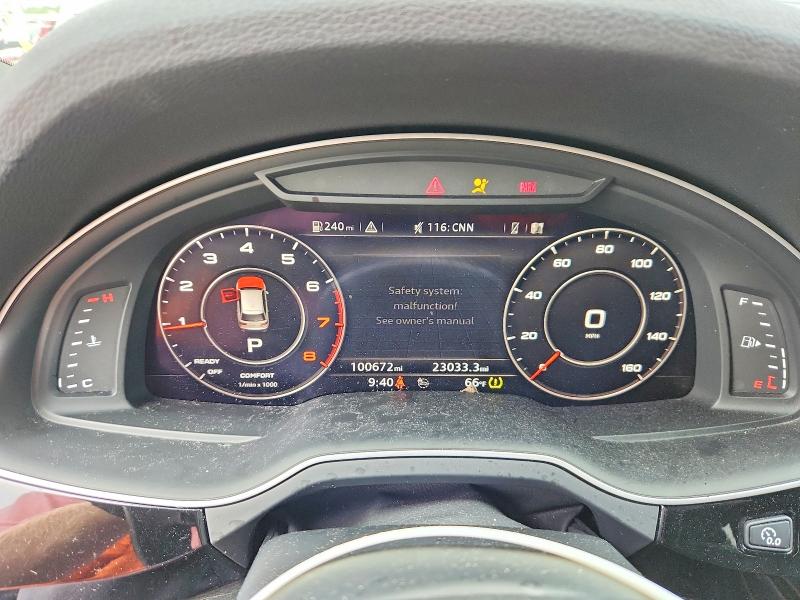 2019 Audi Q7 VIN WA1LAAF76KD001583 COPART salvage auction — REAR END, Ny - Mv-907A Salvage Certificate, sold $8,000 on 2026-07-15 (photo 9)