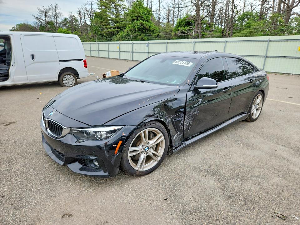 2019 BMW 4er VIN WBA4J7C59KBM75486 COPART salvage auction — SIDE, Ny - Mv-907A Salvage Certificate, sold $7,300 on 2026-08-12 (photo 1)