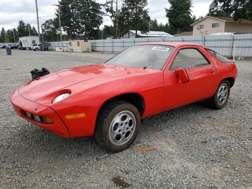 1981 Porsche 928 VIN WP0JA0928BS820789 COPART salvage auction — STRIPPED, Wa - Vehicle Cert Of Ownership-Titl, sold $250 on 2026-07-21 (photo 1)