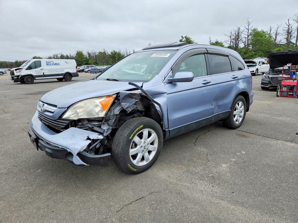 2008 Honda Cr-v VIN JHLRE48748C048647 COPART salvage auction — FRONT END, NY - MV-907A SALVAGE CERTIFICATE, sold $1,750 on 2026-07-27 (photo 1)