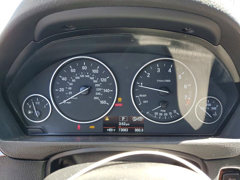 2015 BMW 3er VIN WBA3C1C51FP851173 COPART salvage auction — SIDE, Ca - Salvage Certificate, sold $3,800 on 2026-08-14 (photo 9)